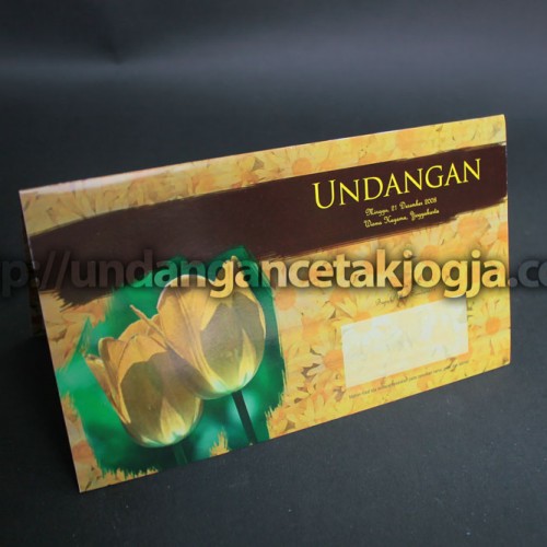 Undangan Pernikahan Murah Bunga