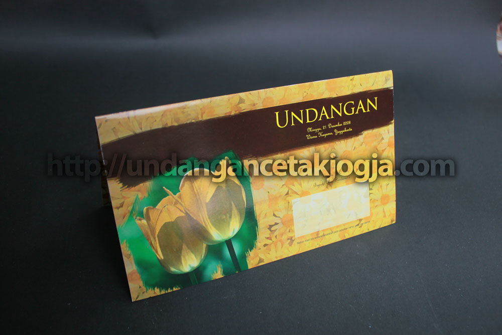Undangan Pernikahan Murah Bunga