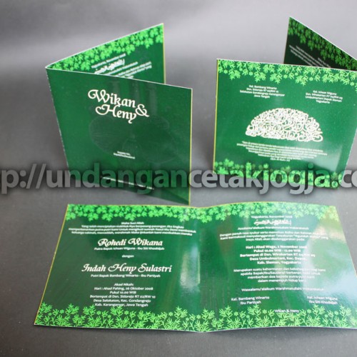 Undangan Murah Hijau Daun