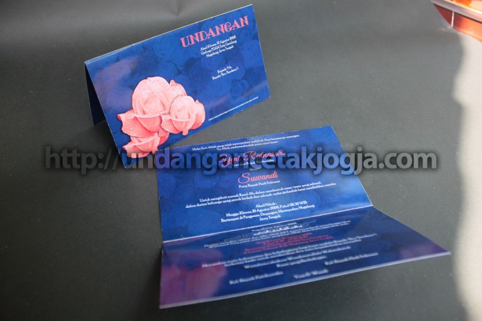 Undangan kertas Ivory Murah Yeni & Wandi