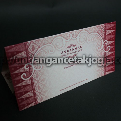 Undangan Nikah Batik Jawa Yuni & Robert