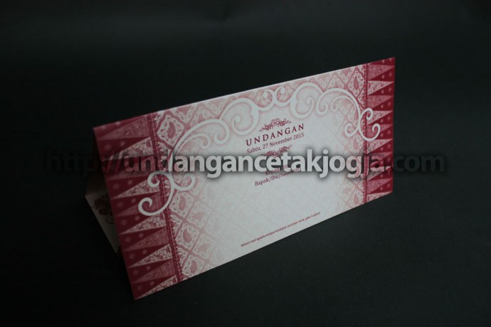 Undangan Nikah Batik Jawa Yuni & Robert
