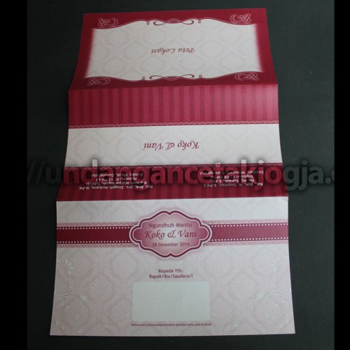 Undangan Pernikahan Klasik Murah