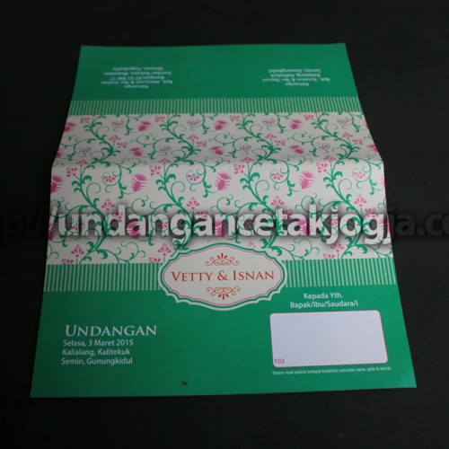 Undangan Pernikahan Vintage Murah 03