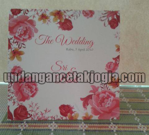 Undangan Vintage Bunga