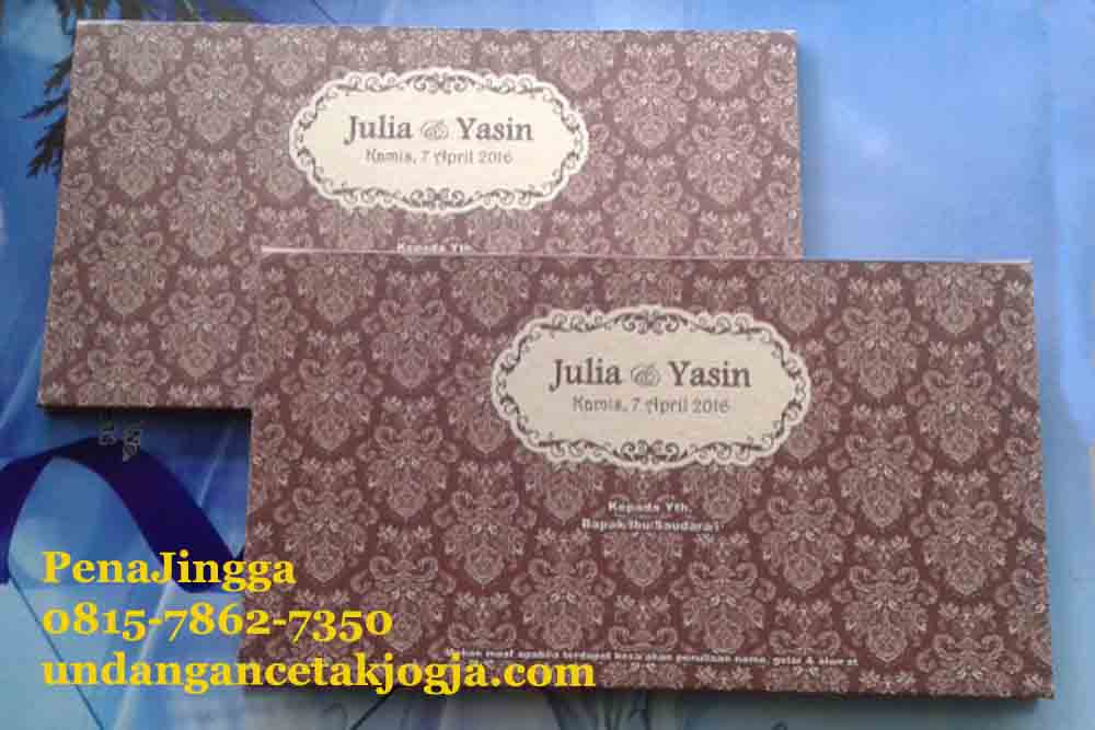 Undangan Hard Cover Murah Batik Jawa