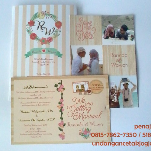 Undangan Vintage Murah Jogja