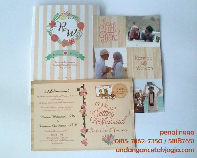 Undangan Vintage Murah Jogja