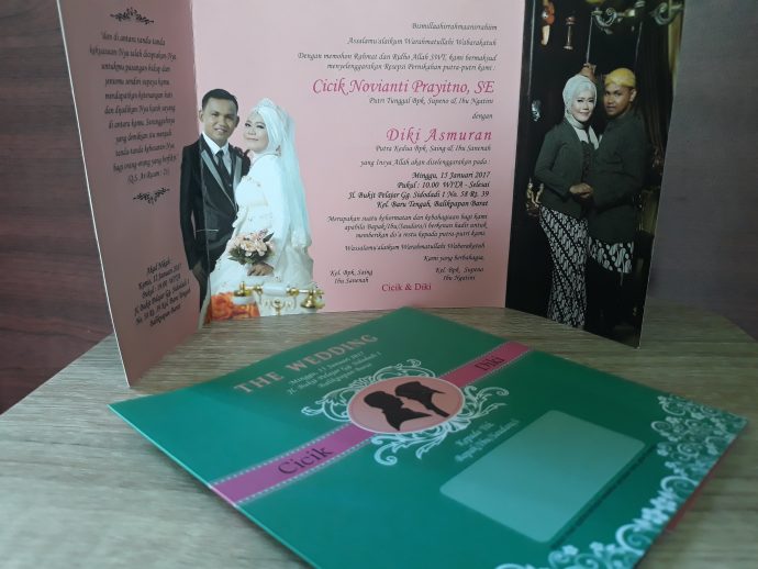 Undangan Pernikahan Siluet