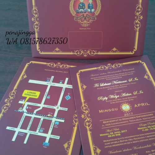 Undangan Pernikahan Bentuk Amplop