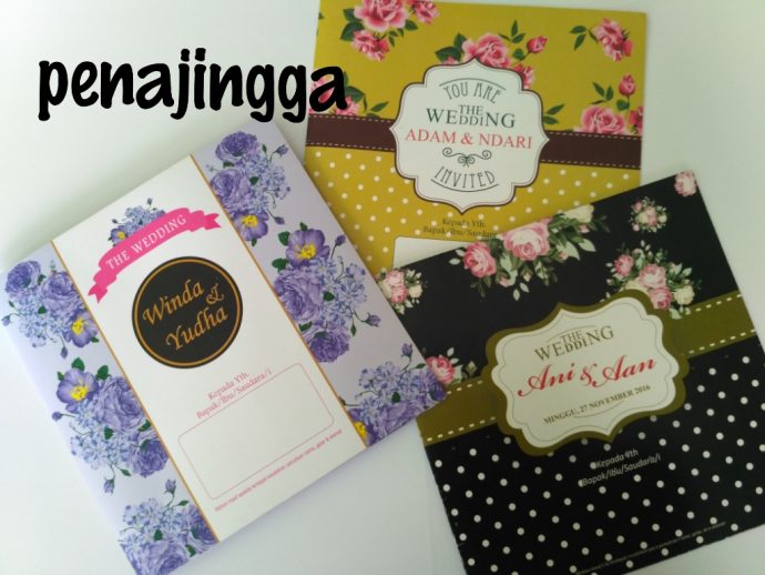 Undangan Pernikahan Polkadot