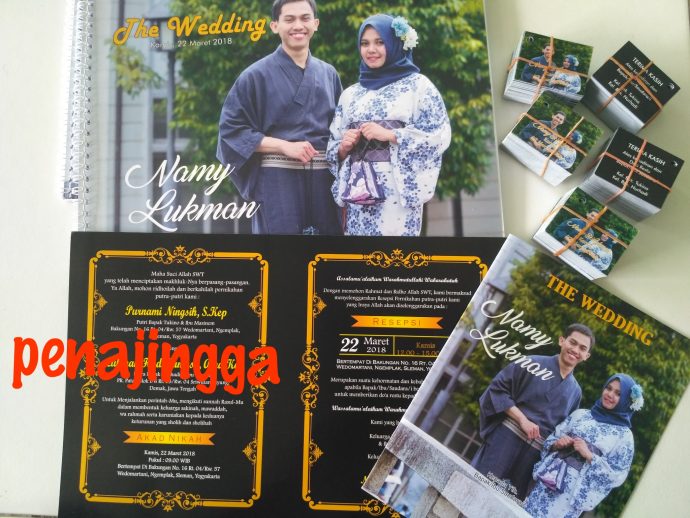 undangan pernikahan fullcolour