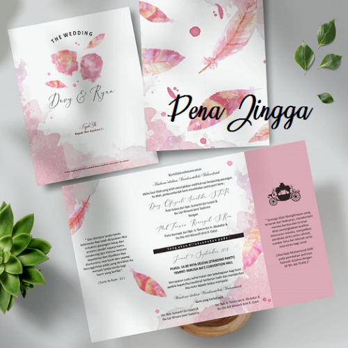 Undangan Pernikahan Jogja Blangko