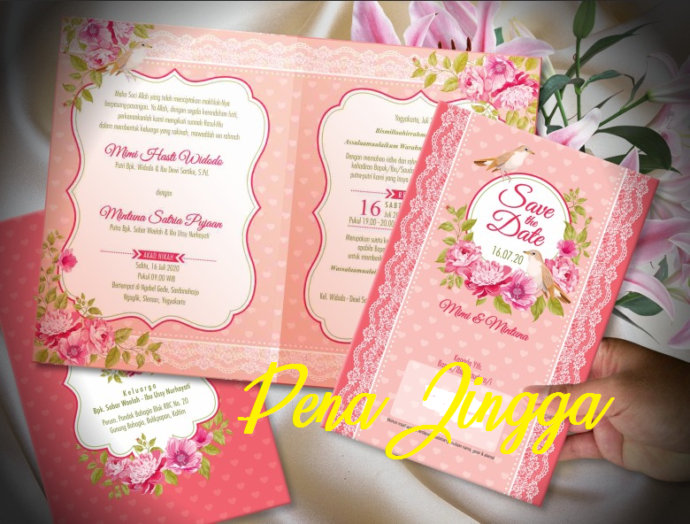 Undangan Pernikahan Jogja Floral